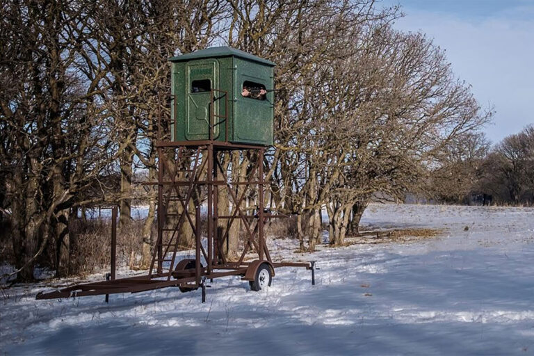 Hunting advice: choose the perfect hunting blind location.